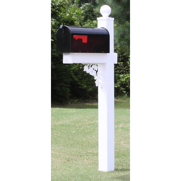 4EverProducts Roosevelt Post Mounted Mailbox & Reviews Wayfair